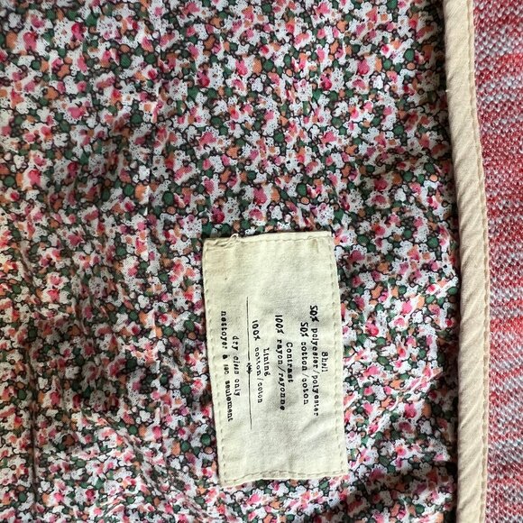 Anthropologie Cartonnier Tonal Knit Blazer Jacket Woman's Pink Space Dye | Sz XS - Picture 11 of 15